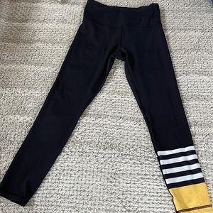 Zyia active light and tight bumble bee leggings